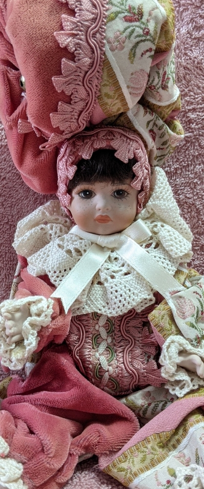 Ceramic doll clown pagliaccio renaissance style
